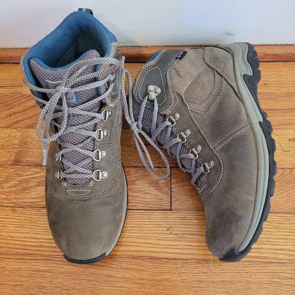 Timberland 9 Brown‎ Leather Hiking Work Boots Mt Maddsen Waterproof - Picture 1 of 8